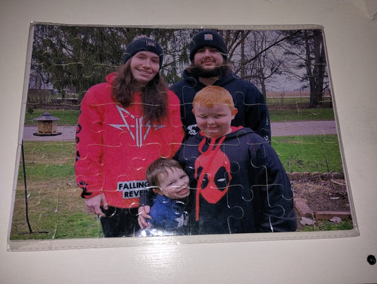 Personalized photo puzzle 120 pieces - JustifiedMadness1