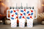 July 4th red white and blue, 40oz travel tumbler, physical item, gift idea