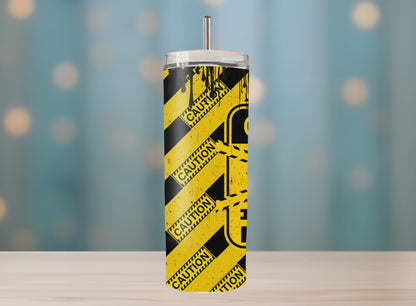 CAUTION I HAVE NO FILTER 20oz tumbler physical item